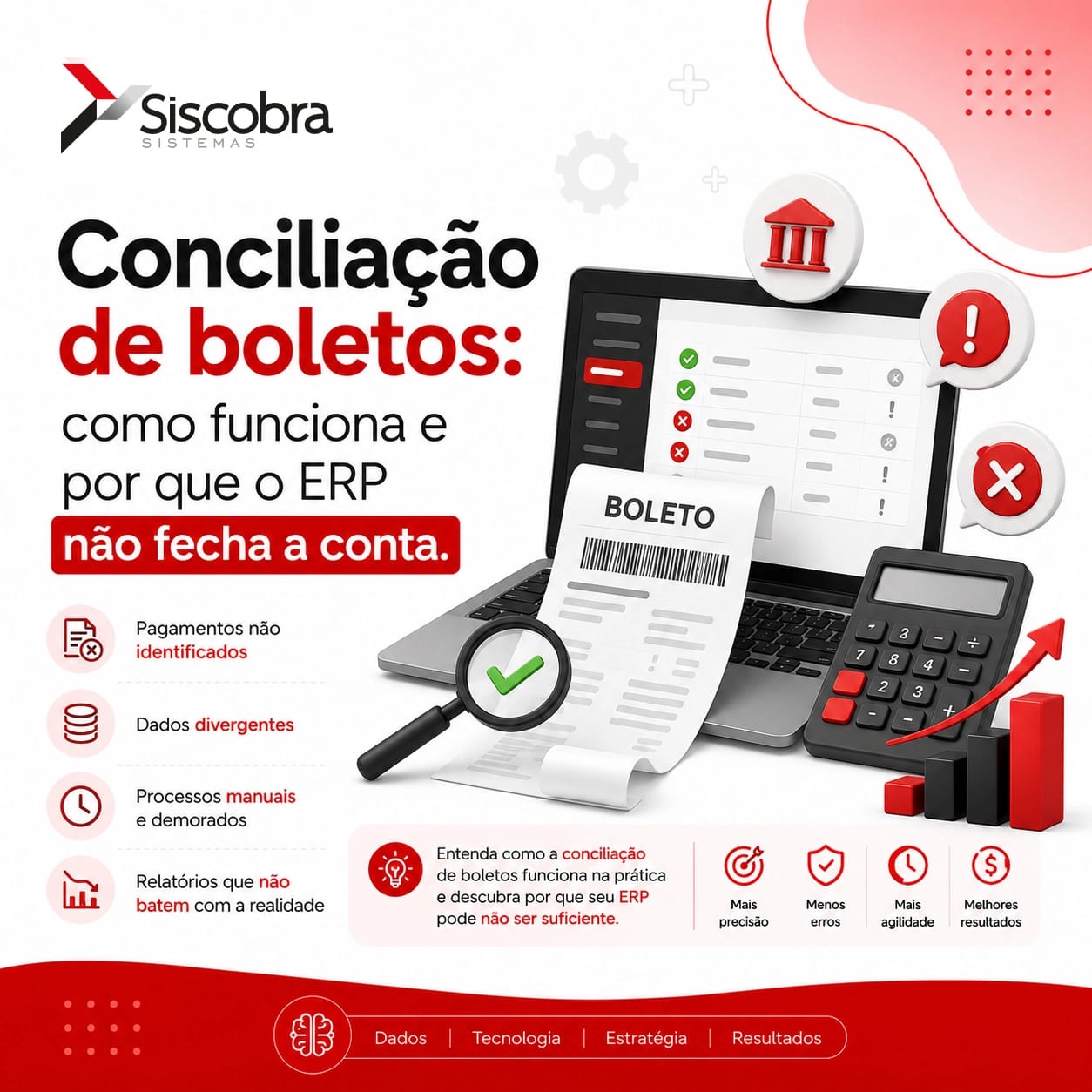 Conciliação de boletos: como funciona e por que o ERP não fecha a conta